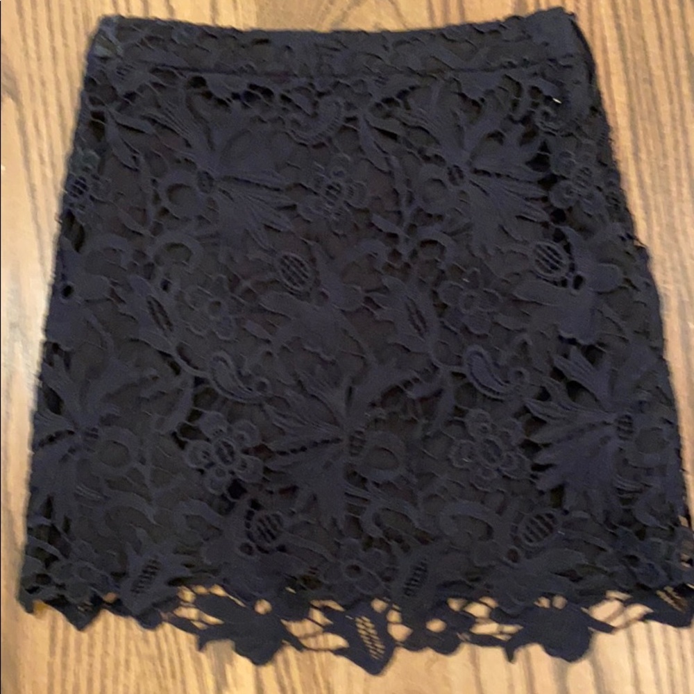 Banana Republic crocheted mini skirt